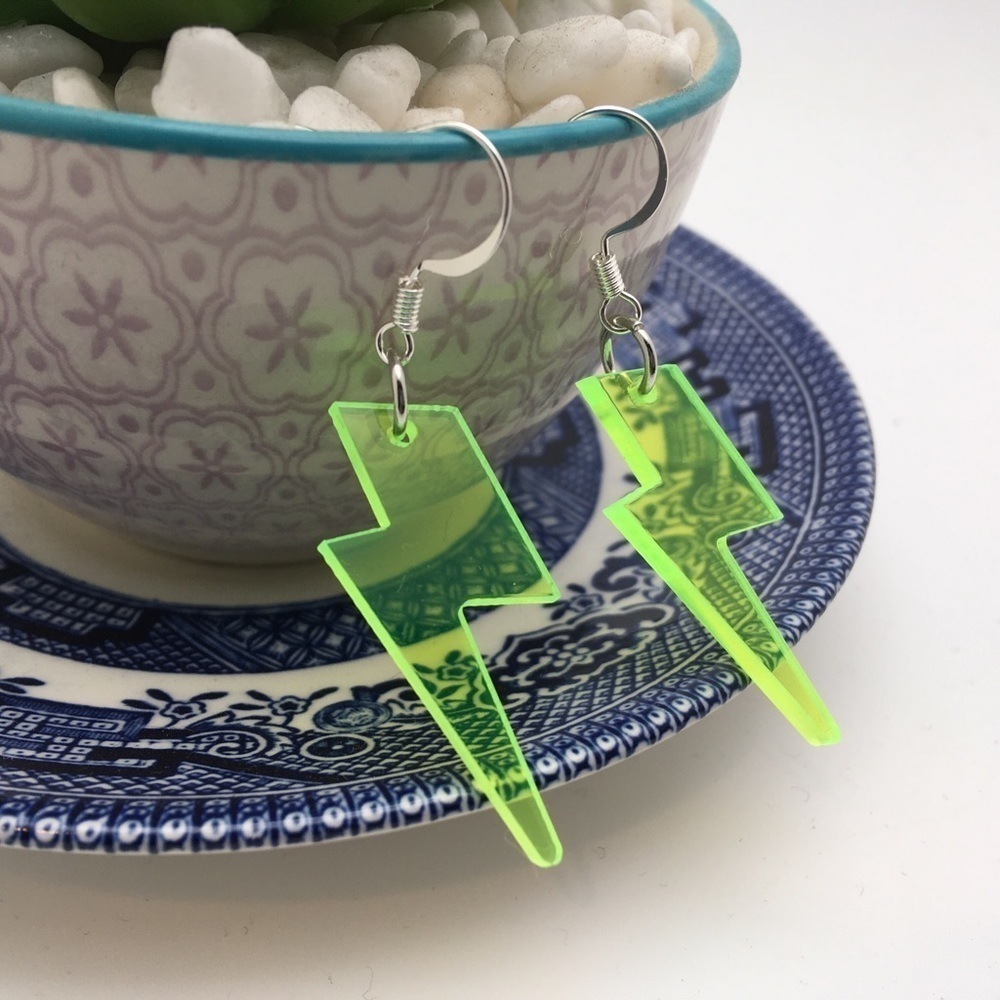 Translucent Ziggy Stardust Charm Earrings